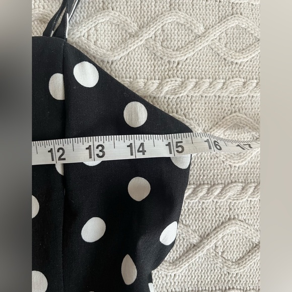 Forever 21 Black & White Polka Dot Mini Dress Juniors Size Medium - Picture 13 of 13
